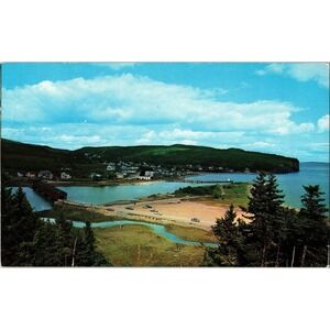 Vintage Covered Bridge‎ at Alma Fundy National Park Postcard Canada 1961